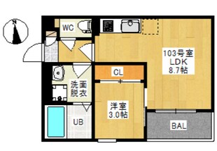 REGALEST 平井の物件間取画像